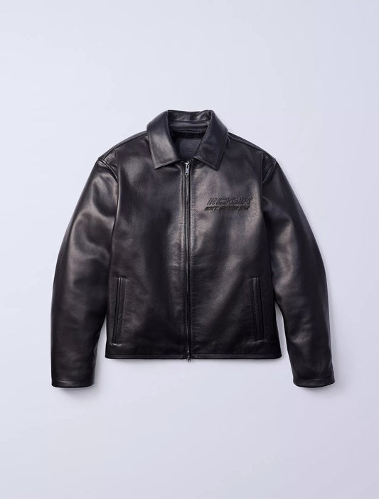 Jung Kook Leather Racer Jacket
